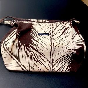 Cloth tote bag with palm design